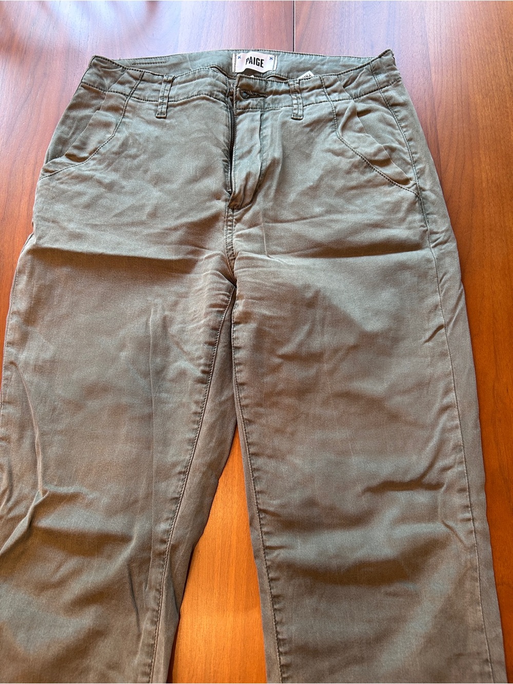 Paige Women’s 26 Olive Green Casual Pants